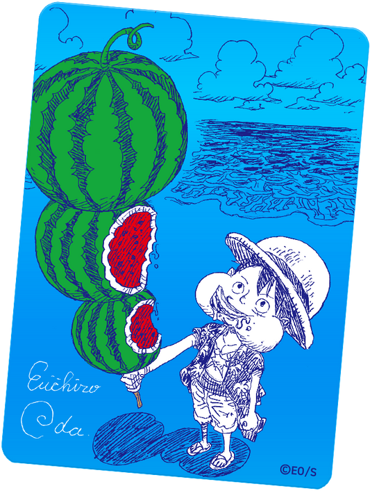 ナツコミ2026 メタキラカード ONE PIECE 表面 - Natsucomi 2026 MetaKira card front, Monkey.D.Luffy by Eiichiro Oda